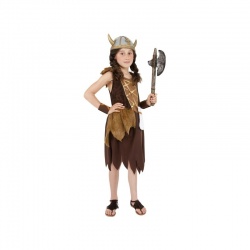 Dětský kostým dívčího vikinga