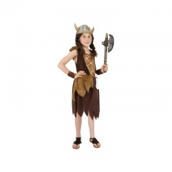Dětský kostým dívčího vikinga