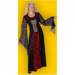 Středověký kostým - hradní dáma