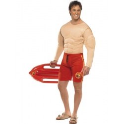 Kostým svalovec Baywatch Lifeguard