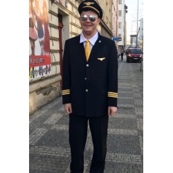 Kostým pilota Czech airlines