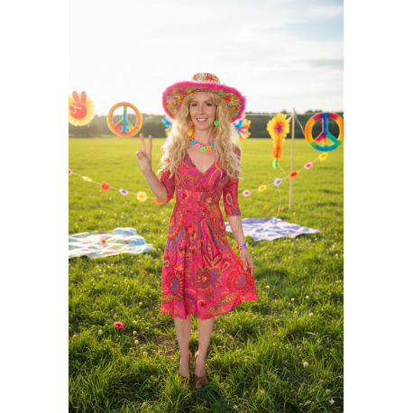 Exkluzivní retro hippie kostým