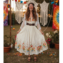Kostým bohyně Hippies éry