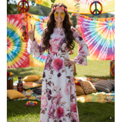 Kostým květinová hippie víla
