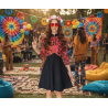 Kostým květinová hippie víla
